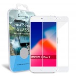Скло захисне  MakeFuture для Meizu Pro 7 White Full Cover (MGFC-MP7W)