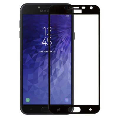 Захисне скло Florence (full glue) Samsung J4 (2018) J400 Full Cover Black (тех.пак)