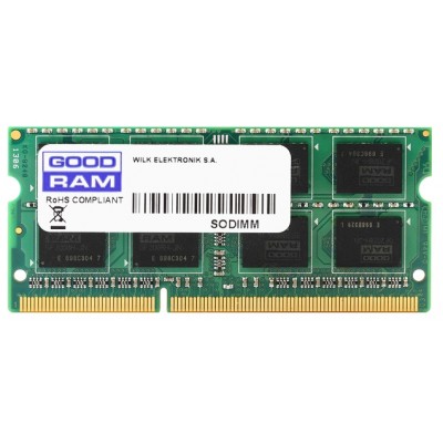 Память для ноутбуков GOODRAM DDR3 4Gb 1600Mhz 1.35V 512x8 GR1600S3V64L11S/4G