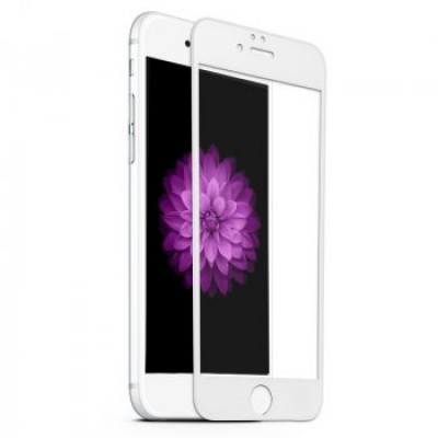 Захисне скло Florence (full glue) Apple iPhone 8/7/SE Full Cover White (тех.пак)