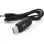 Кабель живлення USB to DC 5.5x2.5 12V 1.0m OEM (29866) Voltronic (KPFR/5-12)