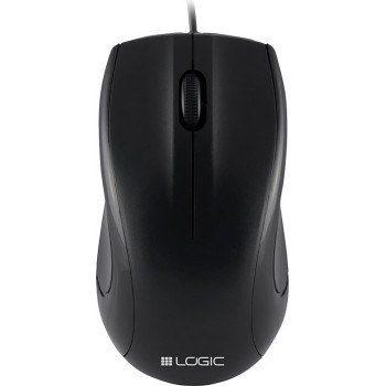 Мишка LogicConcept LM-12, 3 кн., 1000dpi, чорна