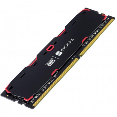 Пам'ять DDR4 8192M 2400MHz GoodRAM IRIDIUM Black, Retail (IR-2400D464L15S/8G)