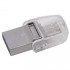 USB флеш 128GB DataTraveler microDuo 3C USB 3.0/Type C Kingston (DTDUO3C/128GB)