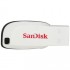 USB флеш 16Gb  SANDISK Cruzer Blade White 2.0 (SDCZ50C-016G-B35W) SDCZ50C016GB35W