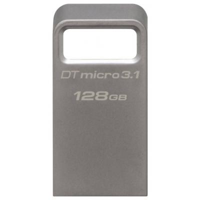 USB флеш Kingston 128GB 3.1 DT Micro Metal (DTMC3/128GB)