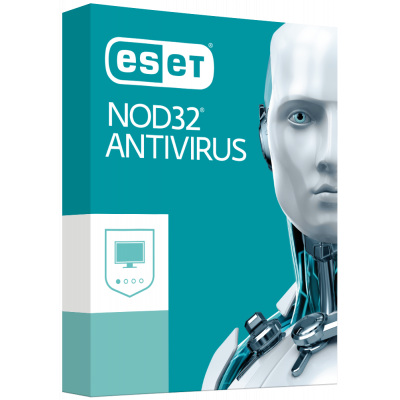 Антивірус ESET NOD32 Antivirus для 2 ПК, лицензия на 2year (16_2_2)