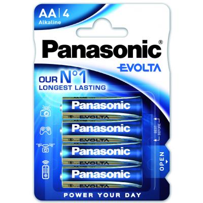 Батарейка AA Panasonic EVOLTA AA BLI 4 ALKALINE