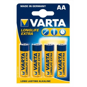 Батарейка AA Varta LONGLIFE AA, Extra BLI 4 ALKALINE цена за блистер (4шт)