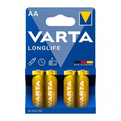 Батарейка AA Varta LONGLIFE AA, Extra BLI 4 ALKALINE цена за блистер (4шт)