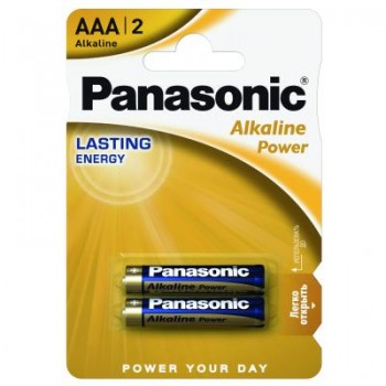 Батарейка AAA Panasonic ALKALINE POWER AAA BLI 2