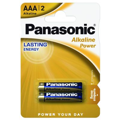 Батарейка AAA Panasonic ALKALINE POWER AAA BLI 2