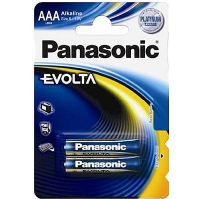 Батарейка AAA Panasonic EVOLTA AAA BLI 2 ALKALINE