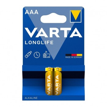 Батарейка AAA Varta LONGLIFE AAA, Extra BLI 2 ALKALINE