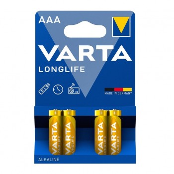 Батарейка AAA Varta LONGLIFE AAA, Extra BLI 4 ALKALINE