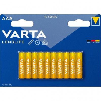 Батарейка AAA Varta LONGLIFE Extra AAA BLI 10 ALKALINE