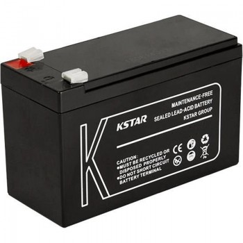 Батарея для ДБЖ KSTAR 12В 7.5 Ач 90 Вт*год (6-FM-7.5) Вага 1,812 кг