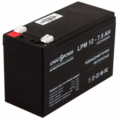 Батарея для ДБЖ LogicPower LPM 12В 7.5 Ач (3864)
