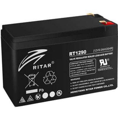 Батарея для ДБЖ Ritar AGM RT1290B, 12V-9Ah, Black (RT1290B)