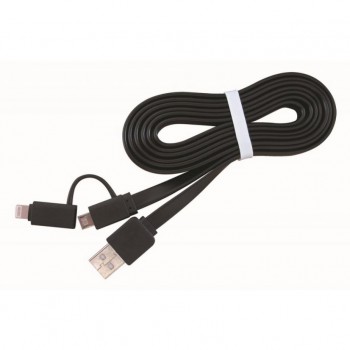 Дата кабель USB 2.0 AM to Lightning/Micro USB 1.0m Cablexpert (CC-USB2-AMLM2-1M)