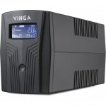 ДБЖ Vinga LCD 600VA plastic case with USB+RJ45 (VPC-600PU)