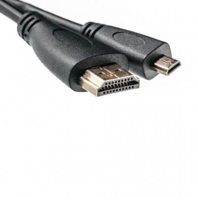 Кабель HDMI to HDMI 2.0m  A D (micro), PowerPlant (KD00AS1242)