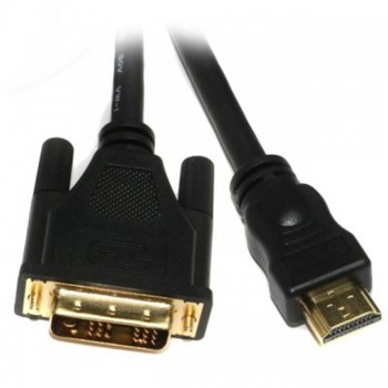 Кабель HDMI-DVI 3m Viewcon VD066, (18+1), позолоченные коннекторы, блистер, v1.3	