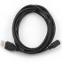 Кабель USB 2.0 (AM/microB) DIGITUS 0.9м, Black/Черный, bulk AK300110010S