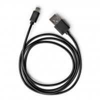 Кабель USB 2.0 AM to Micro 5P PVC 1m black Vinga (VCPDCM1BK)