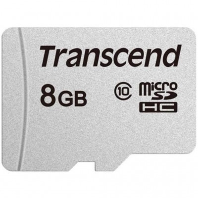 Карта пам'яті 8GB microSDHC class 10 UHS-I Transcend (TS8GUSD300S)