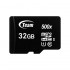 Карта пам'яті MicroSDHC 32GB UHS-I Class 10 Team Black + SD-adapter (TUSDH32GCL10U03)