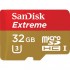 Карта пам'яті SanDisk 32GB microSDHC V30 A1 UHS-I U3 R100/W60MB/s 4K Extreme Action + SD (SDSQXAF-032G-GN6AA)