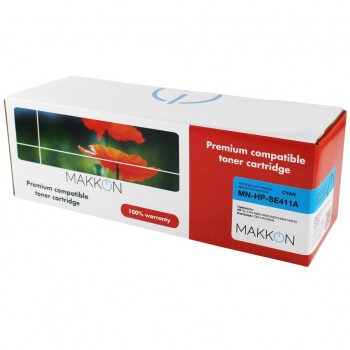 Картридж HP CLJP CE411A (305A) (SE411A) 2.6k cyan (MN-HP-SE411A) Makkon