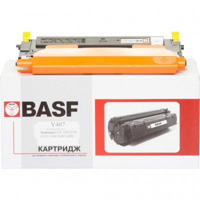 Картридж для Samsung CLP-320/320N/325/CLX-3185 Yellow (KT-CLTY407S) BASF