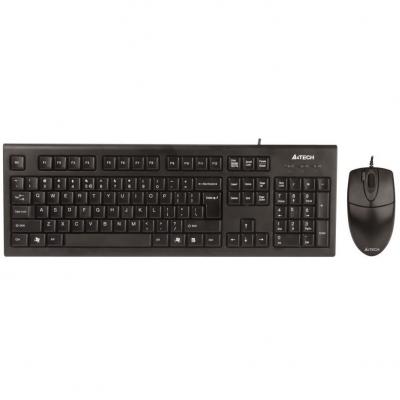 Комплект (клавіатура, миша) A4-tech KR-8520D USB Black