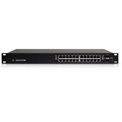 Комутатор Ubiquiti EgeSwitch ES-24-250W(24*1000Мбит PoE+, 2*SFP, 250W max)