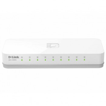 Комутатор D-Link DES-1008C 8port 10/100BaseTX desktop, plastic