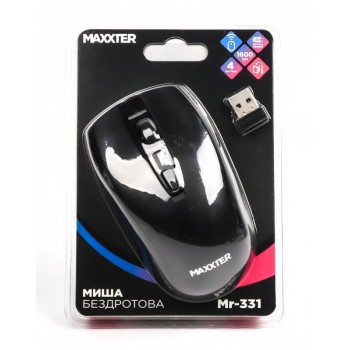 Миша Maxxter Mr-331 Black USB