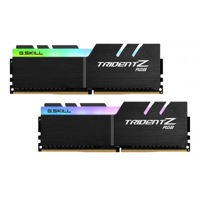 Пам'ять DDR4 16GB (2x8GB) 3000 MHz TridentZ RGB Black G.Skill (F4-3000C16D-16GTZR)