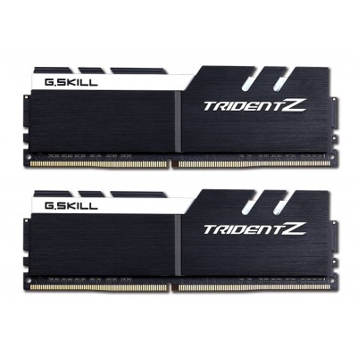 Пам'ять DDR4 16GB (2x8GB) 3200 MHz Trident Z Black H/White G.Skill (F4-3200C16D-16GTZKW)