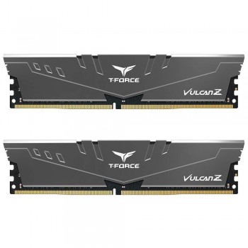 Пам'ять DDR4 16GB (2x8GB) 3200 Team Vulcan Z Grey C16-18-18-38 набор из 2-х модулей (TLZGD416G3200HC16CDC01)