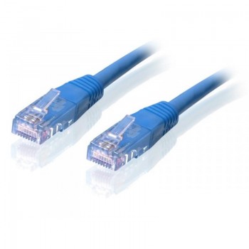 Патч-корд литой, UTP, RJ45, Cat.5e, 3m, синий N/A