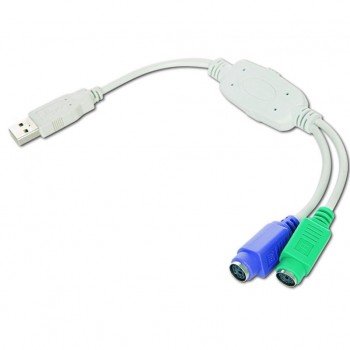 Переходник GEMBIRD (UAPS12)  с USB на выходе 2x PS/2