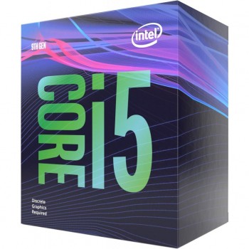 Процесор Intel Core i5 9400F 2.9GHz (9MB, Coffee Lake, 65W, S1151) Box (BX80684I59400F) без видеоядра 6/6 ядер/пот, 2.90GHz, 4.1GHz, L2: 6x256KB, L3:
