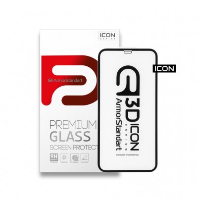 Скло захисне  Armorstandart Icon 3D для Apple iPhone 11 Pro Black (ARM55720-GI3D-BK)