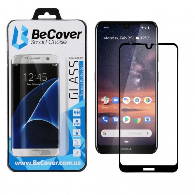 Скло захисне  BeCover Nokia 3.2 Black (704114)