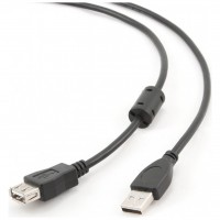 Подовжувач USB GMB (двойное экранирование) Black CCP-USB2-AMAF-6 1,8м