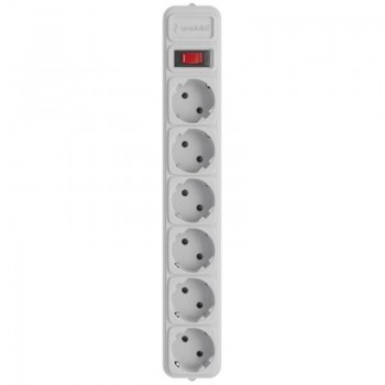 Фільтр живлення  1.8m PowerCube grey SPG6-B-6 PP) сірий, 6 розеток