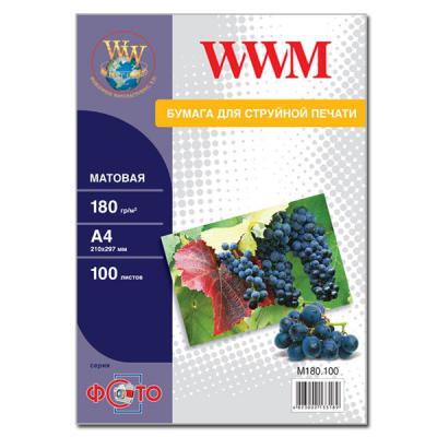 Фотобумага WWM A4 (M180.100)