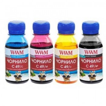 Чернила Canon WWM GI-490M 4 х 100г BP/C/M/Y (C49SET4-2)